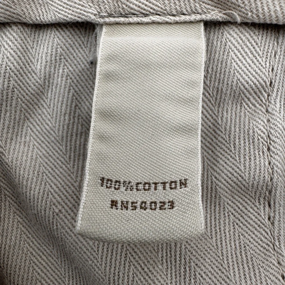 Banana Republic Chino‎ Pants Mens 34x30 Tan Cotton Flat Front Straight Mid Rise